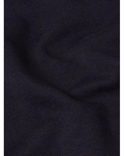 Dries Van Noten Blue Cotton-jersey Sweatshirt for men