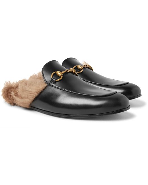gucci princetown leather