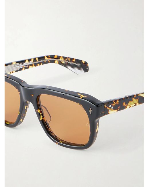 Jacques Marie Mage Multicolor Yves Square-Frame Acetate Sunglasses for men