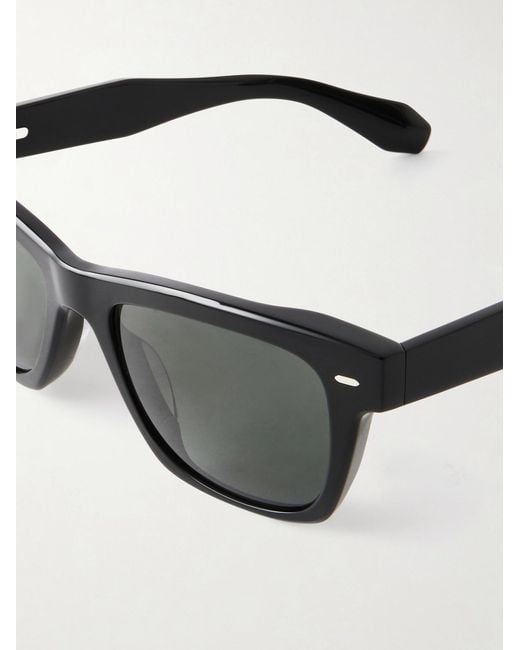 Oliver Peoples Black N. 04 Sun Square-frame Acetate Sunglasses for men
