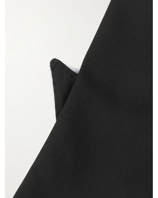 Blazer slim-fit in gabardine di lana di Alexander McQueen in Black da Uomo