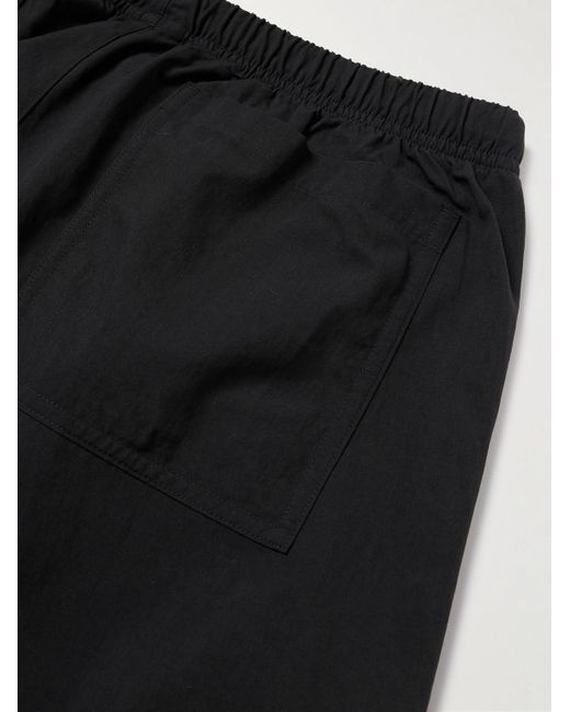 Adidas Originals Black Recycled-shell Drawstring Trousers for men