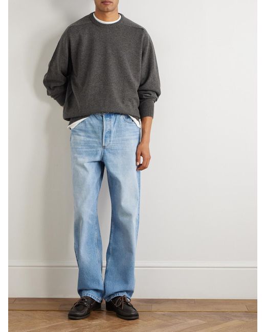 Orslow Gray Wool Sweater for men