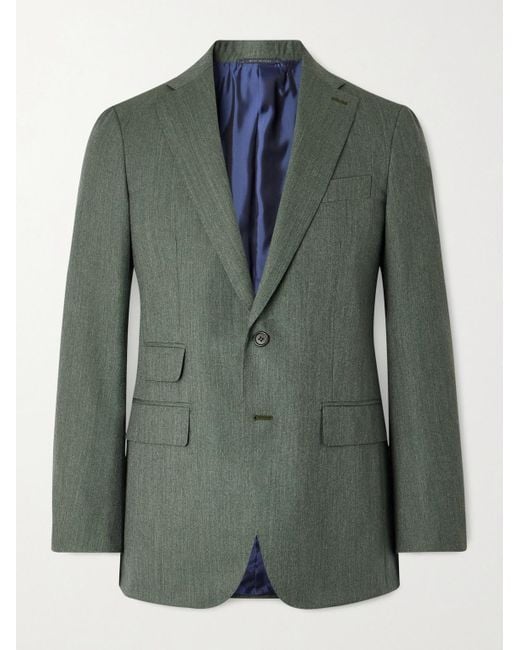 Sid Mashburn Green Kincaid No. 3 Wool Suit Jacket for men