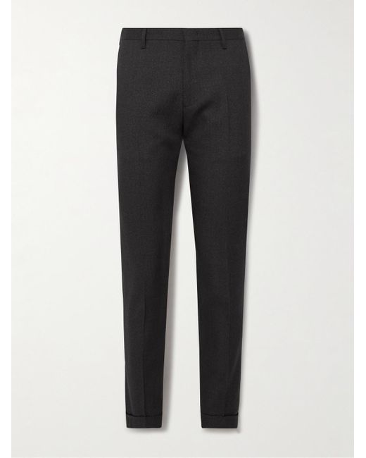 Paul Smith Black Slim-fit Straight-leg Wool Suit Trousers for men