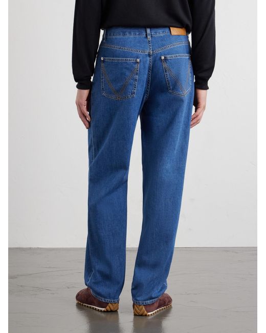 Bottega Veneta Blue Straight-Leg Jeans for men