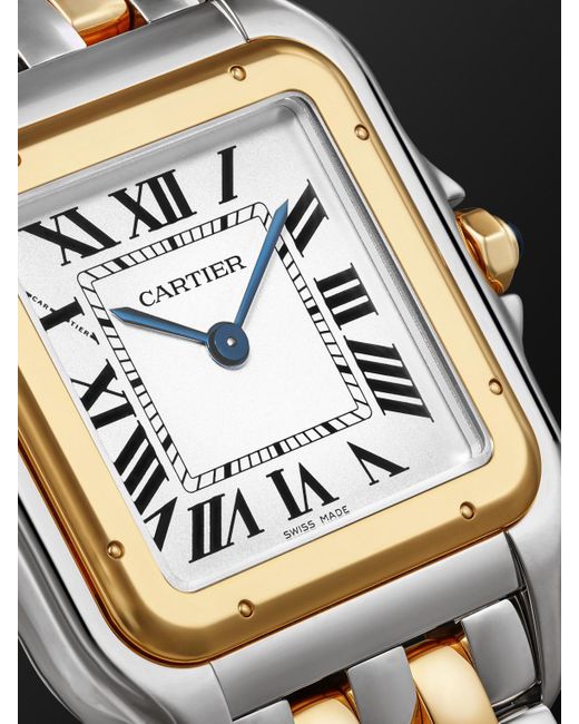 Cartier Black Panthère De Large 18-Karat And Steel Watch, Ref. W2Pn0016 for men
