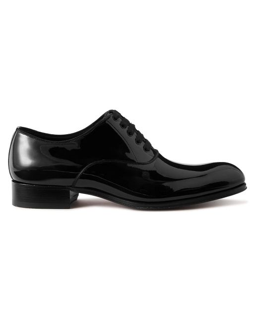 Tom Ford Edgar Patentleather Oxford Shoes in Black for Men Lyst