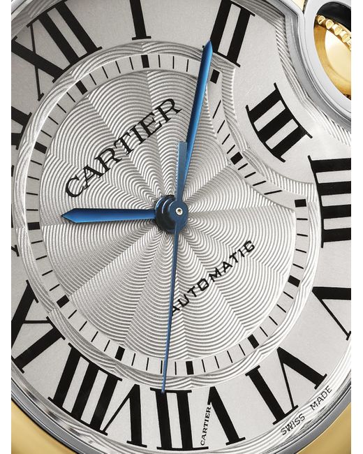 Cartier Black Ballon Bleu De Automatic 36Mm Stainless Steel And Watch, Ref. No. W2Bb0038 for men