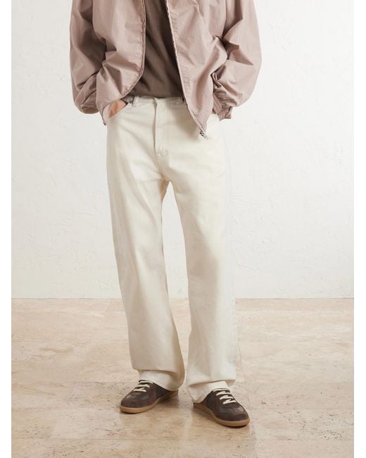 Maison Margiela Brown Replica Leather And Suede Sneakers for men