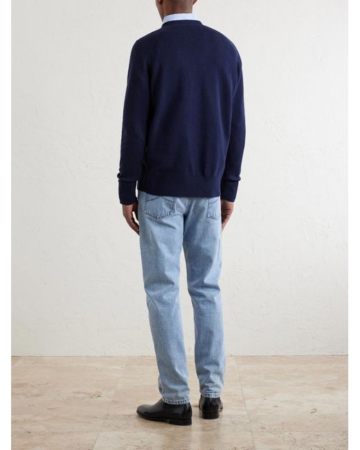 Eleventy Blue Wool Sweater for men