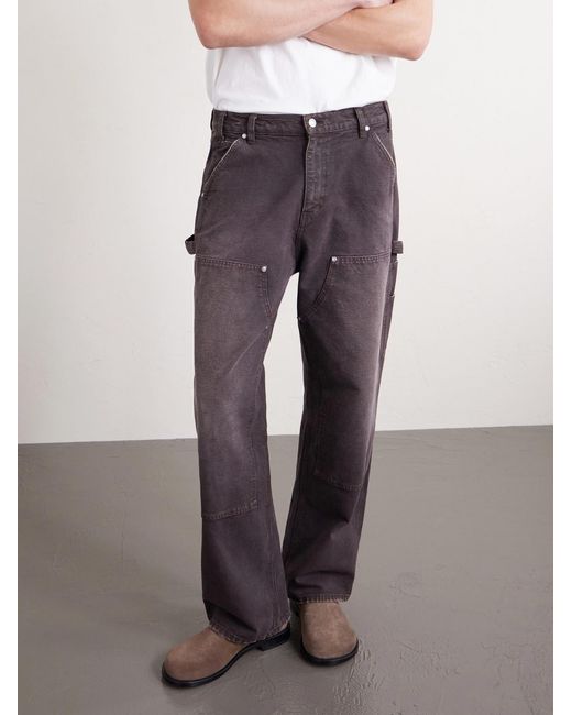 CHERRY LA Blue Carpenter Wide-leg Jeans for men