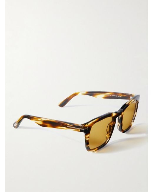 Tom Ford Dax Sonnenbrille mit D-Rahmen aus Azetat in Schildpattoptik in Natural für Herren
