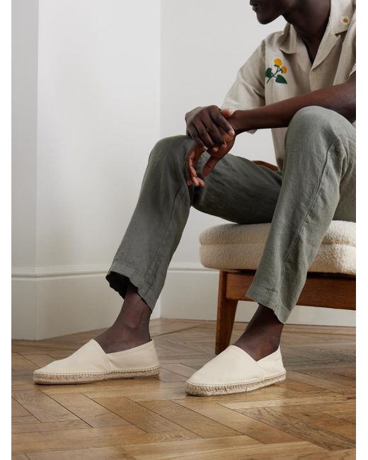 Castaner Natural Pablo Canvas Espadrilles for men