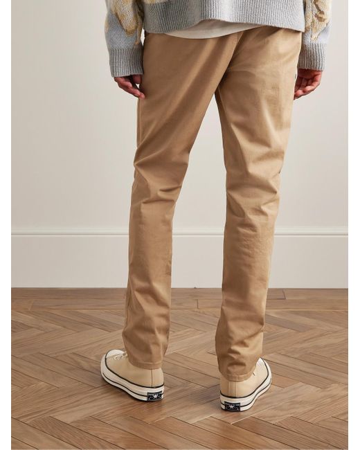 Nudie Jeans Natural Easy Alvin Slim-Fit Cotton-Blend Chinos for men