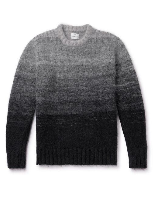 Kingsman Gray Dégradé Knitted Sweater for men
