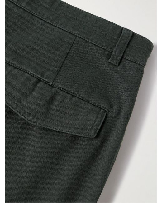 Acne Gray Patsony Straight-leg Cotton-blend Cargo Trousers for men