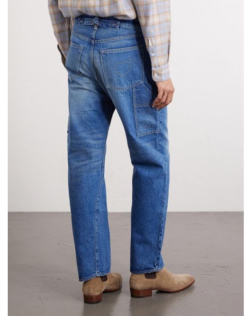 Human Made Blue Future Straight-leg Jeans for men