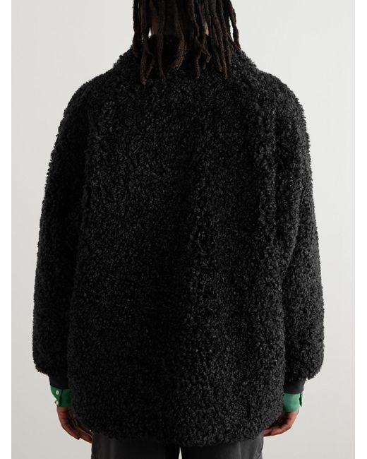 Needles Black Faux Fur Jacket for men