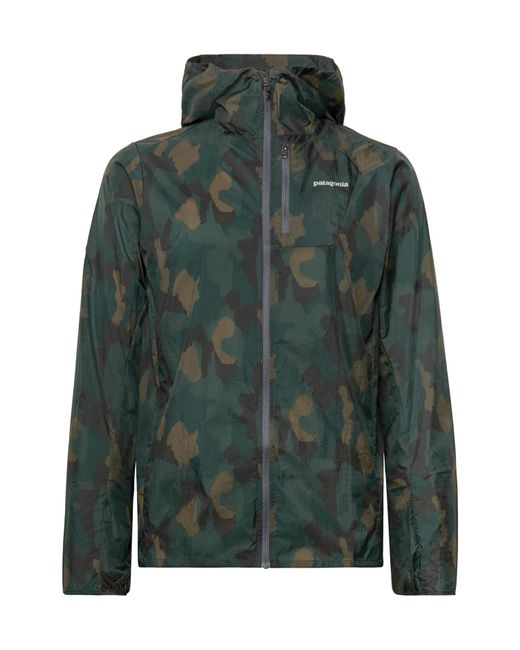 Patagonia Green Houdini Packable Camouflage-print Nylon-ripstop Hooded Jacket for men