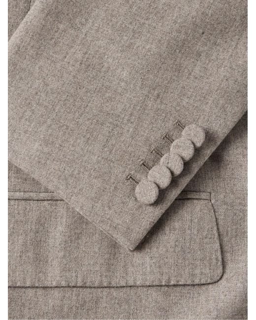 Giacca doppiopetto in misto lana di Umit Benan in Gray da Uomo