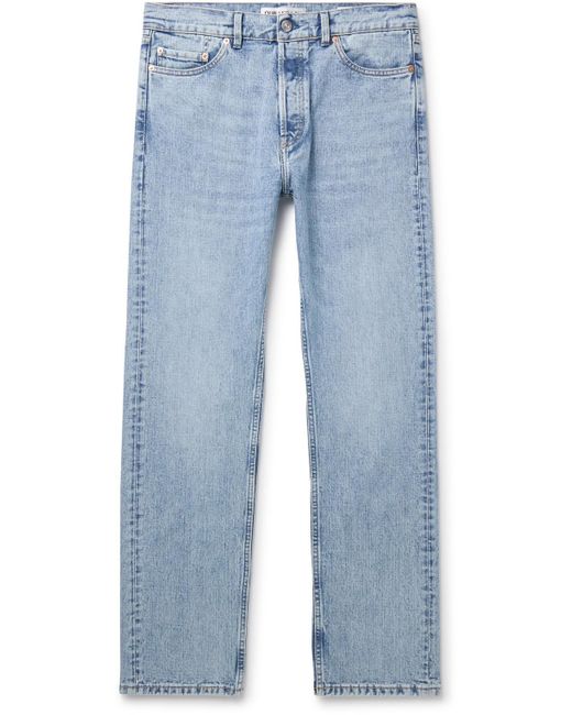 Our Legacy Blue First Cut Straight-leg Jeans for men