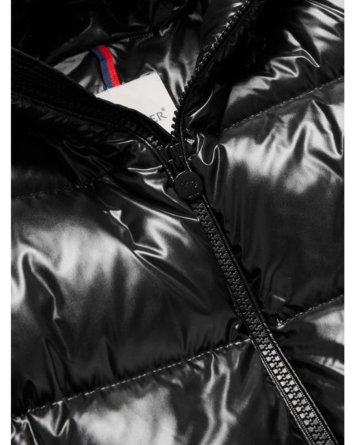 Moncler Ecrins Quilted Shell Hooded Down Jacket in Black für Herren