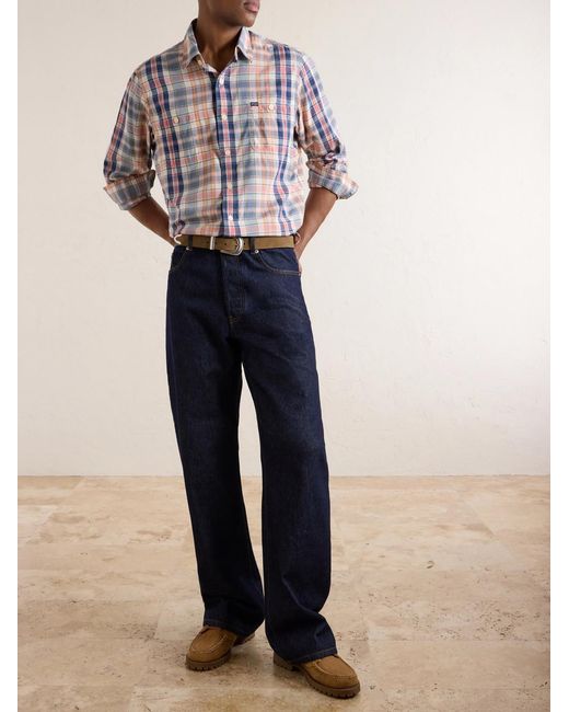 Polo Ralph Lauren White Checked Cotton-Madras Shirt for men