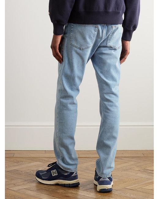 FRAME Blue L'Homme Slim-Fit Stretch-Denim Jeans for men