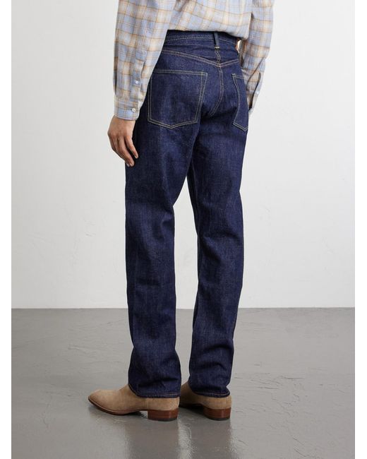 Fullcount Blue 1101 Straight-Leg Selvedge Jeans for men