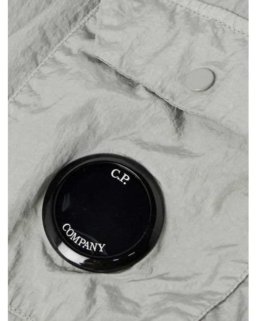 C P Company Gray Crinkled-shell Jacket for men
