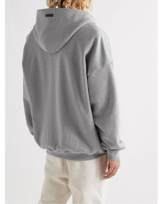 Hoodie Fear of God Essentials Fleece Light Heather Gray