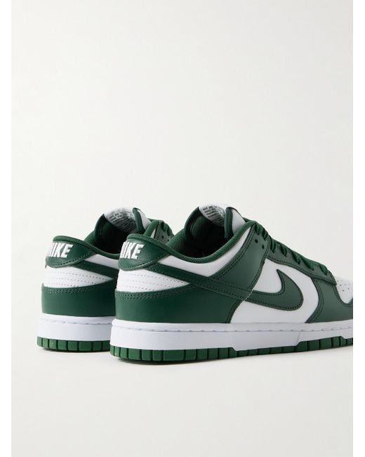 Nike Dunk Low Sneakers aus Leder in Green für Herren