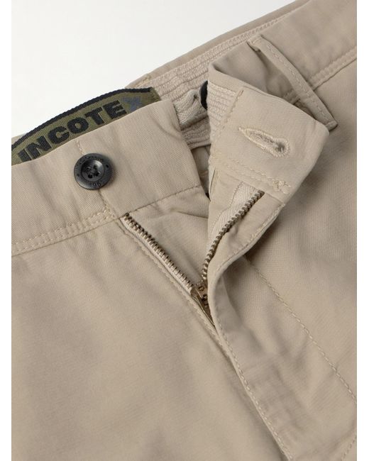 Incotex Natural Straight-leg Cotton-blend Trousers for men
