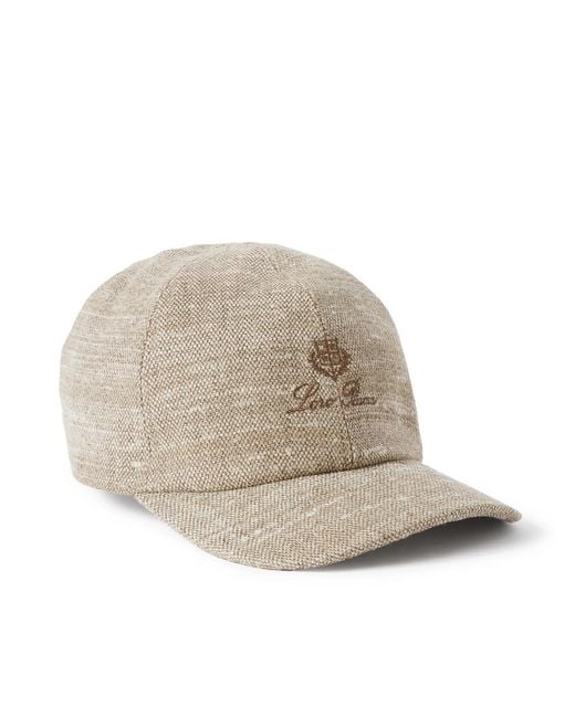 Loro Piana Logo-embroidered Rain System® Linen And Silk-blend