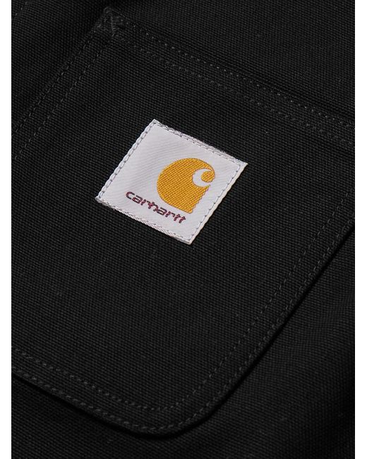 Carhartt Black Arbor Logo-appliquéd Cotton-canvas Gilet for men