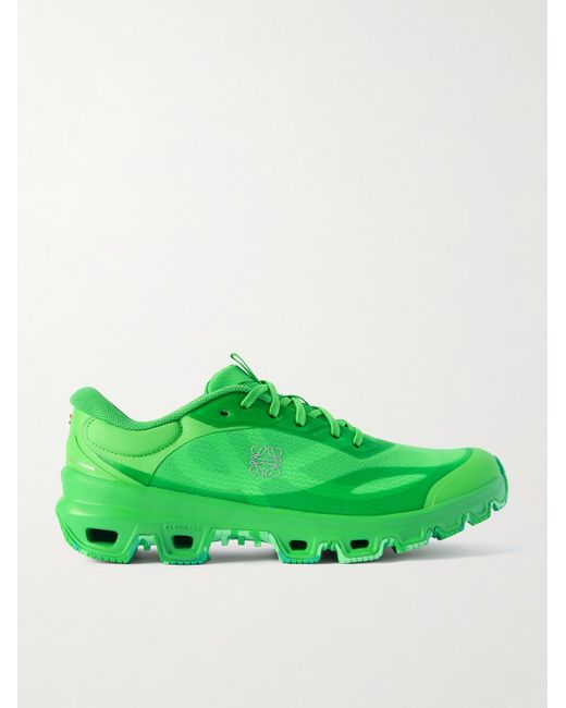 Loewe Green On Cloudventure 2.0 Rubber-Trimmed Mesh Sneakers for men