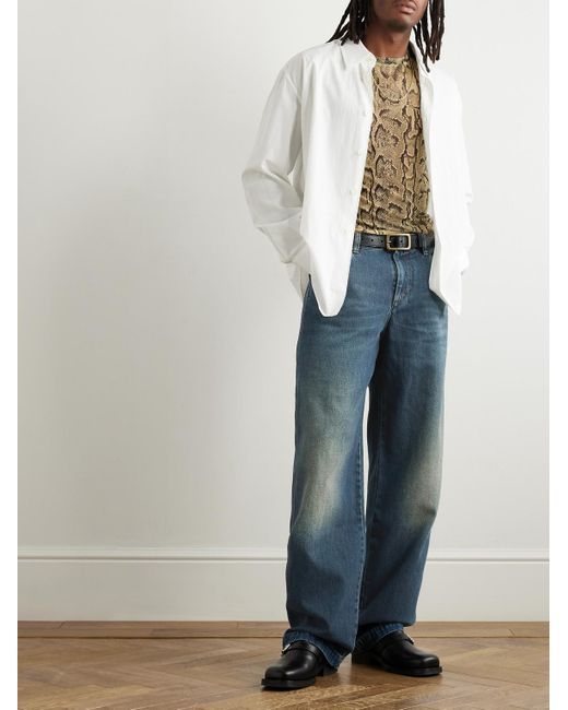 Isabel Marant Blue Straight-Leg Jeans for men