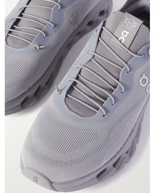 Loewe White On Cloudtilt Stretch-knit Sneakers for men