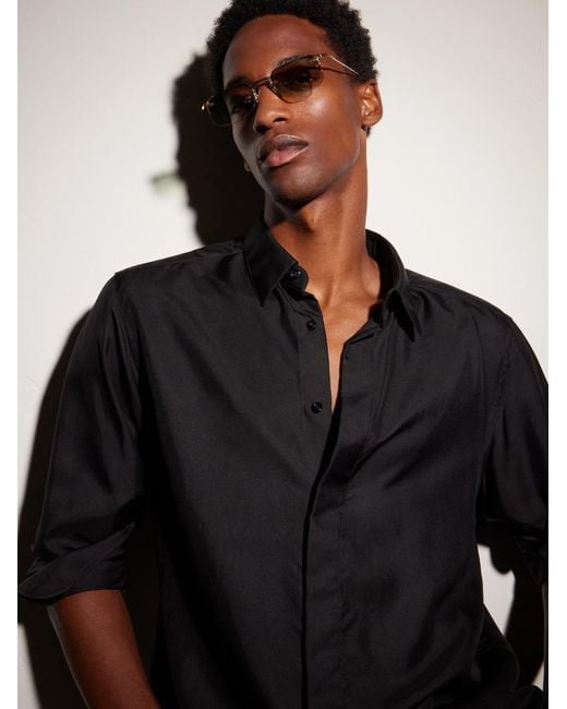 Jacques Marie Mage Metallic Fonda Rimless Silver-tone Titanium Sunglasses for men