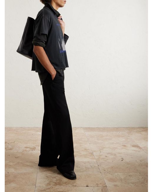 Enfants Riches Deprimes Blue Dans Le Pendaison Cropped Printed Cotton-Jersey T-Shirt for men