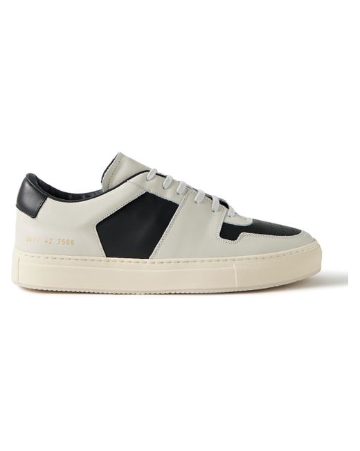 Common Projects White Decades Two-tone Leather Sneakers for men