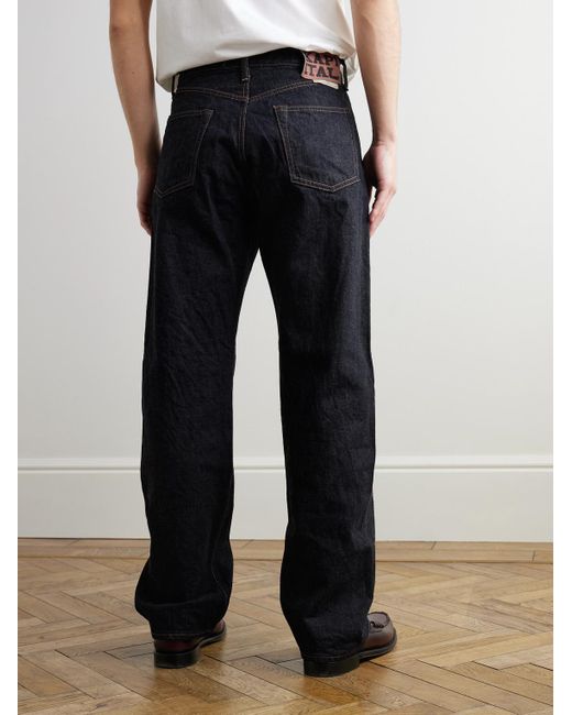 Kapital Blue Straight-Leg Jeans for men