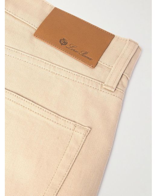 Loro Piana Natural Quarona Slim-Fit Straight-Leg Jeans for men