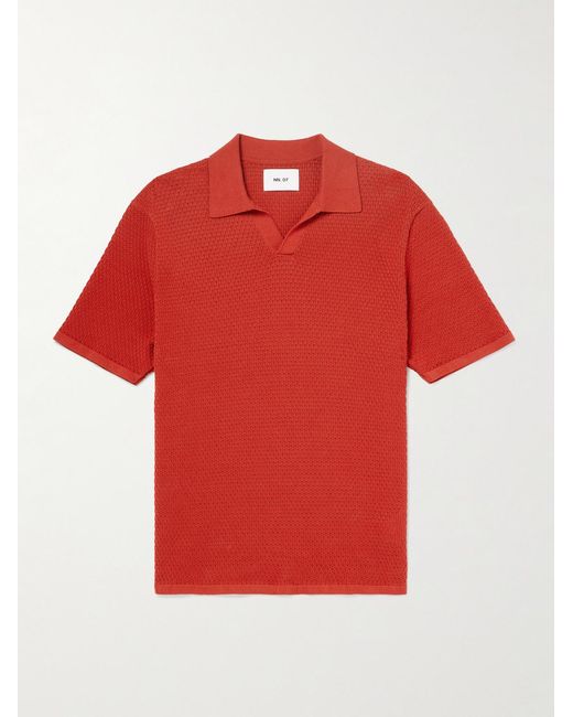 NN07 Red Paul 60016 Cotton Polo Shirt for men