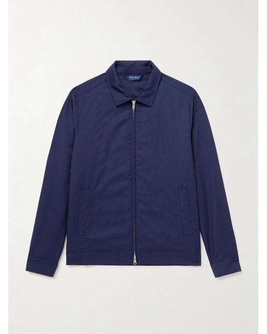 Peter Millar Blue Excursionist Lite Wool Jacket for men