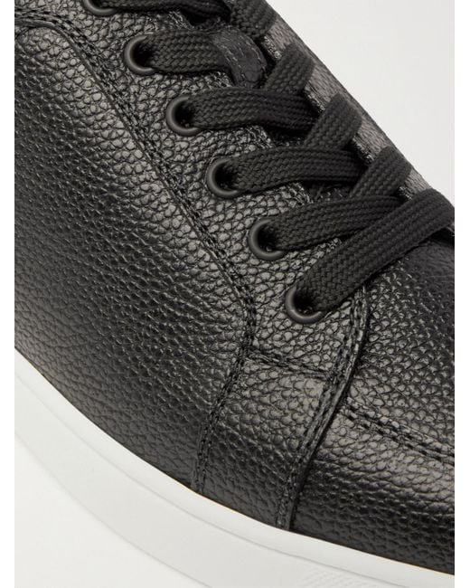 Christian Louboutin Black Rantulow Leather Sneaker for men