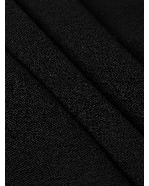 Canali Black Slim-Fit Garment-Dyed Cashmere Sweater for men