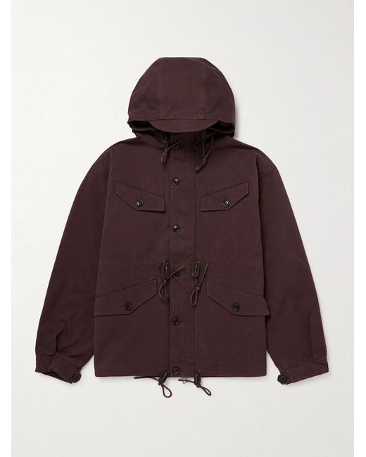 FRIZMWORKS Red French M47 Cotton And Nylon-Blend Parka for men