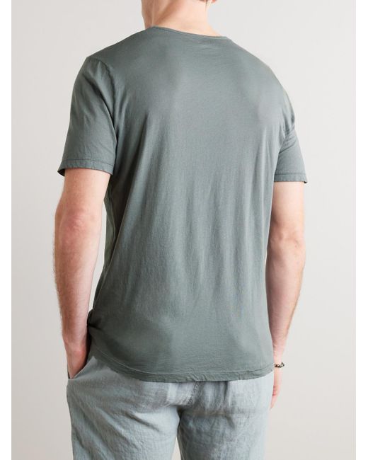 Hartford Green Cotton-jersey T-shirt for men